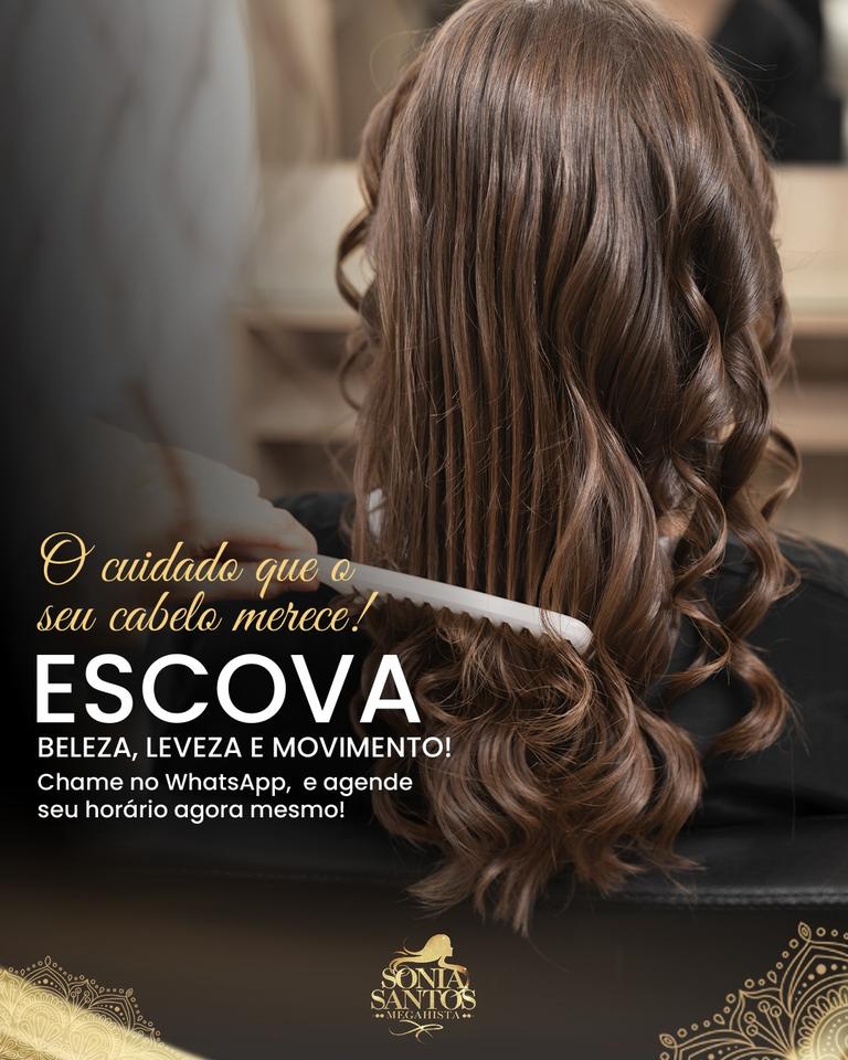 Escova. Beleza, leveza e movimento.