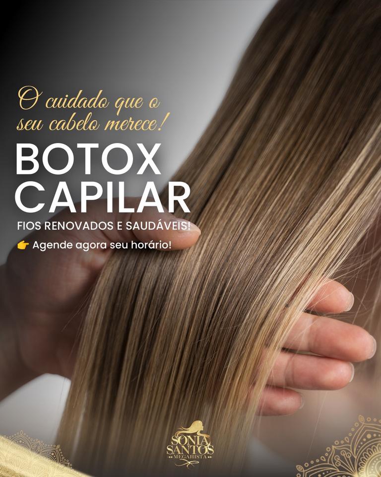 Botox capilar. Fios renovados e saudáveis.